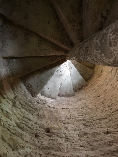 A spiral within a spire – the spiral stairs inside the spire A spiral within a spire – the spiral stairs inside the spire